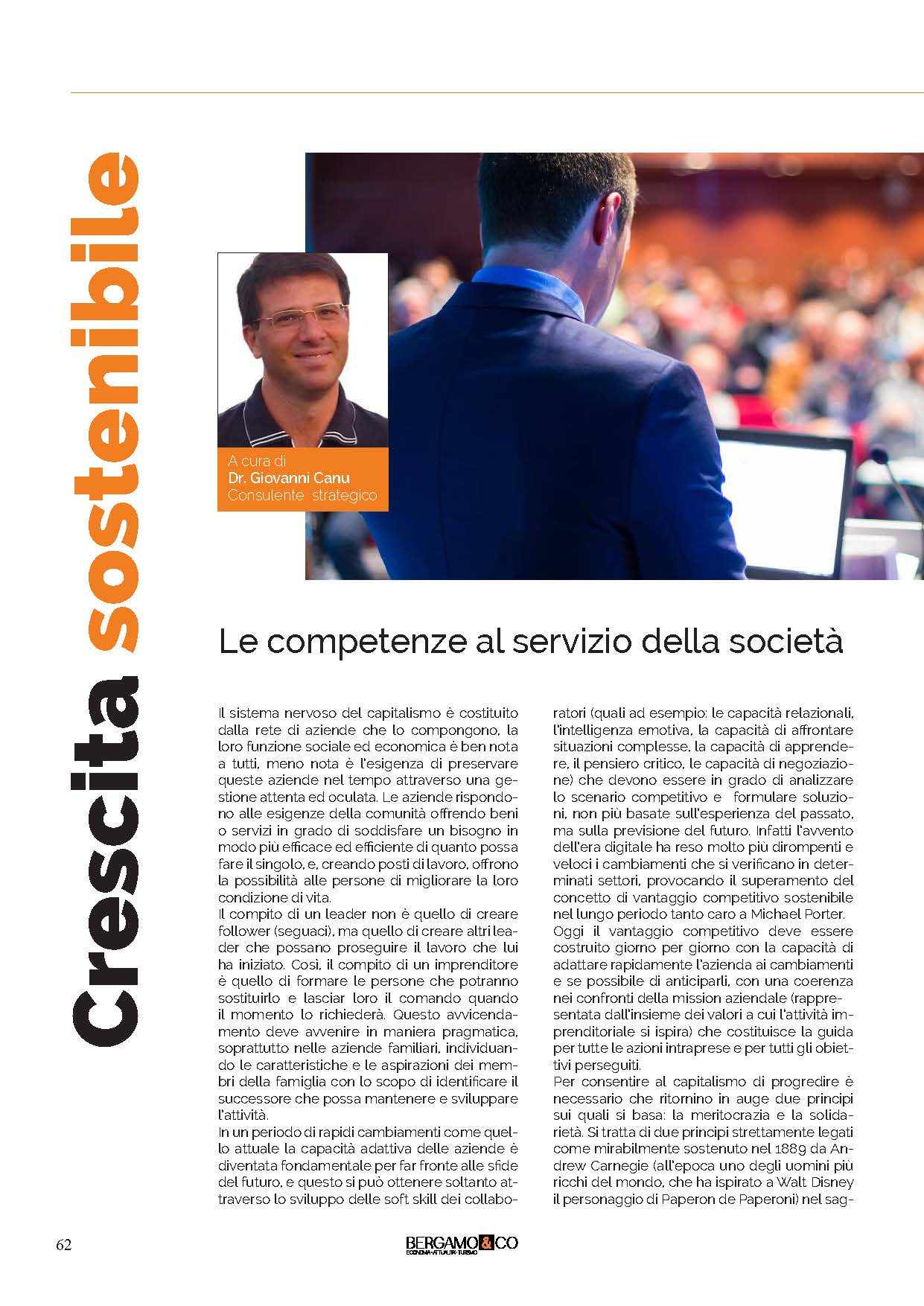 Le competenze al servizio della società